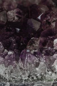 Kaboompics - Dark Moody Amethyst Crystal Texture with Deep Purple Mineral Facets