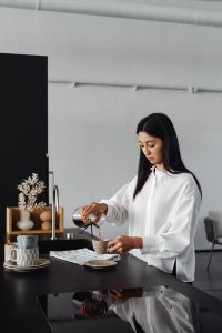 Kaboompics - Slow Coffee Ritual in a Neutral Kitchen
