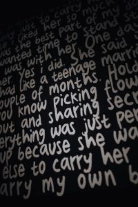 Kaboompics - Words On Painting