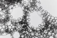 Kaboompics - Wide Bubble Texture Background With Organic Flow