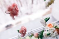 Kaboompics - Soft-Focus Hanging Carnations against a Bright Window, Minimal Floral Background