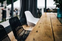 Kaboompics - Modern interior with dining table and chairs