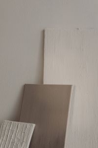Kaboompics - White Textured Paint Board Casting a Soft Wall Shadow
