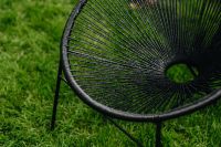 Kaboompics - Classic black Acapulco chair, Mexican design of the 50s
