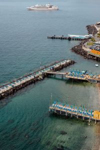 Kaboompics - Aerial View Of Sorrento Beach Piers And Mediterranean Shoreline