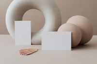 Kaboompics - Business Card Mockup