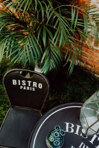 Table at Outdoor Cafe in Paris