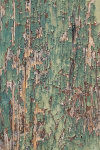 Kaboompics - Crackled Sage Green Paint Texture on Vertical Boards