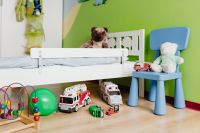 Kaboompics - Children's room with bed and toys