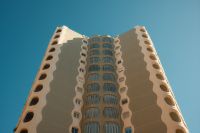Kaboompics - Modern Malaga High-Rise Against Blue Sky