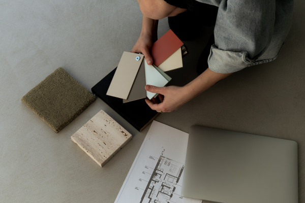 Designer’s Studio — Creative Workspace and Material Textures. Ideal for ...