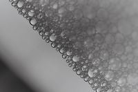Kaboompics - Monochrome Bubble Foam Macro Texture Background