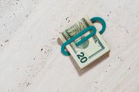 Kaboompics - Calculator with US dollars