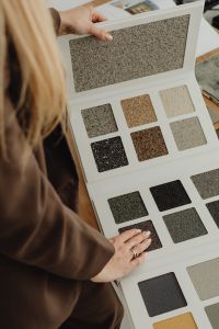 Kaboompics - Architect Selecting Exterior Plaster Colors for Facade Project