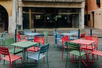 Kaboompics - Cozy outdoor cafe in Castelfranco Veneto, Italy