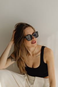 Kaboompics - Simplistic Sophistication - A Fashion Photoshoot with a Stunning Model in Neutral Minimalist Outfits