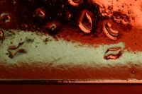 Kaboompics - Red Wet Glass Texture With Water Droplets Background