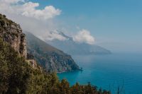 Kaboompics - Steep Amalfi Coast Cliffs and Coastal Road above the Sea