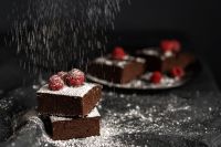 Kaboompics - GLUTEN-FREE, RED BEAN BROWNIE WITH PEANUT BUTTER