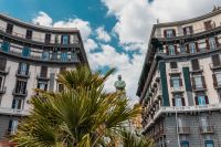 Kaboompics - Umberto I Statue Between Palms and Historic Buildings in Naples