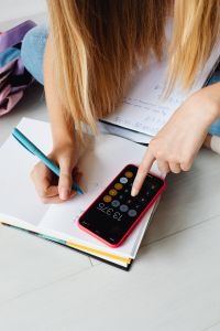 Kaboompics - Calculator beside Notebook for Math Homework