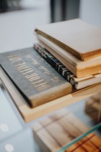 Architecture books on the shelf