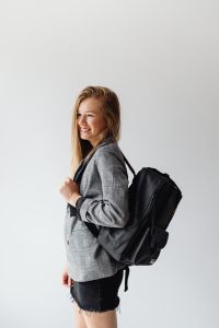 Kaboompics - Young Student Looking at Camera with Backpack