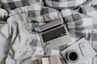 Kaboompics - Everything you need to work from your bed