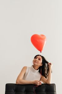 Kaboompics - Self Love Lifestyle Portrait With Valentine Balloon