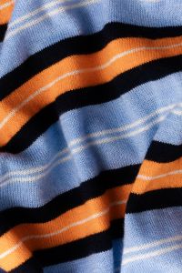 Kaboompics - Colorful Striped Knit Background – Blue Orange Draped Cardigan