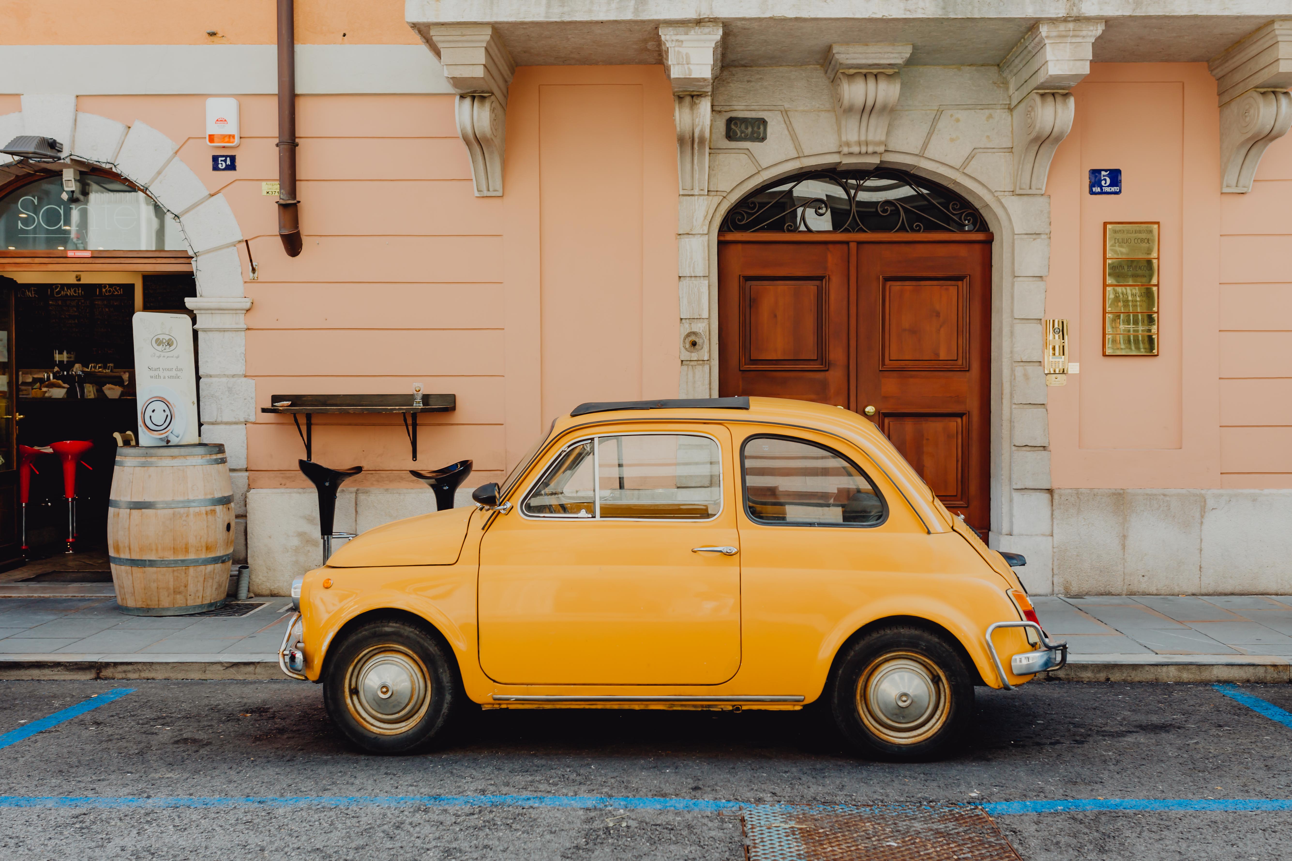 vintage italian fiat