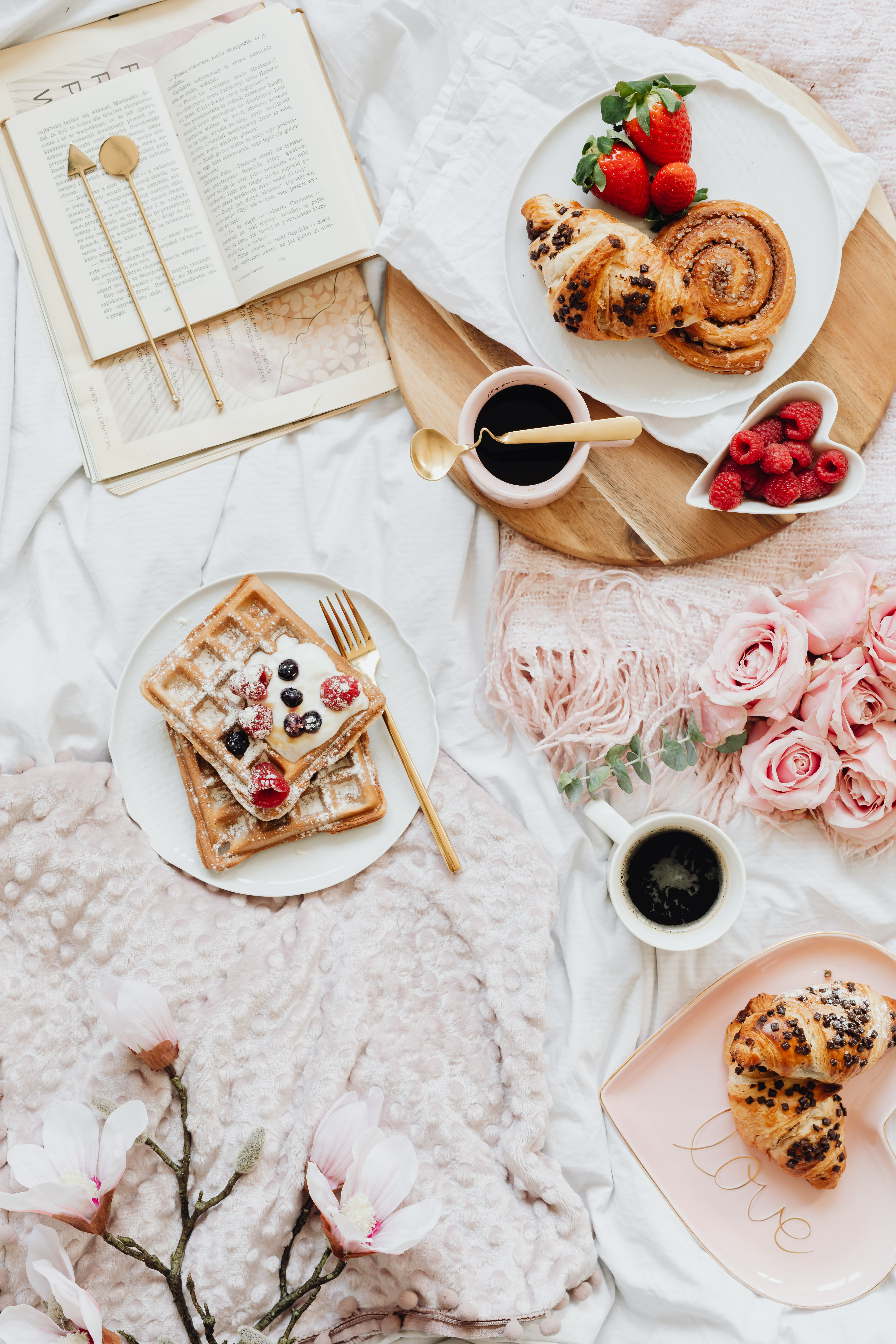 Waffles - Croissant - Cinnamon Roll - Home Decor