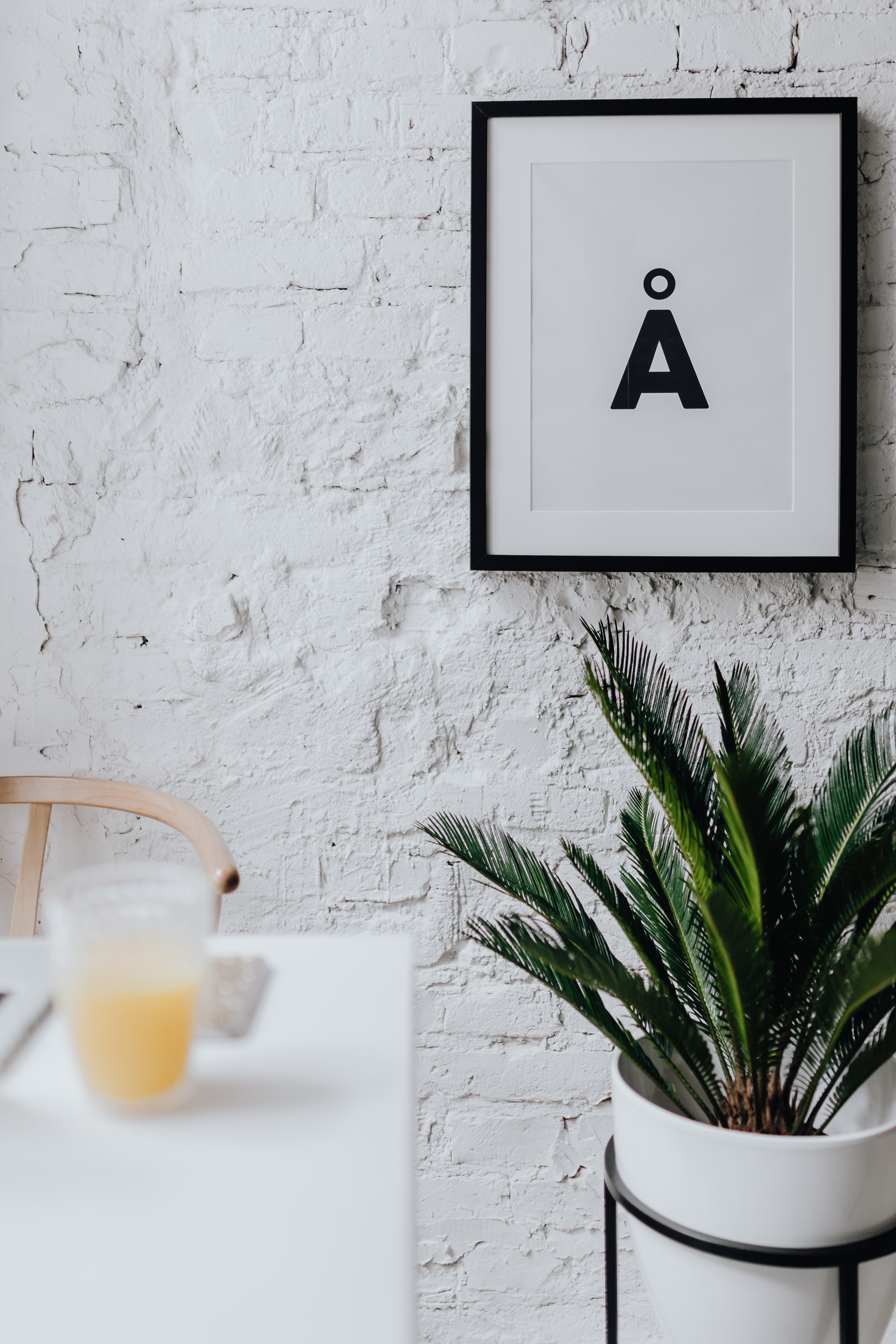 Living Room With Scandi Interior Design, Un'common Marble Table