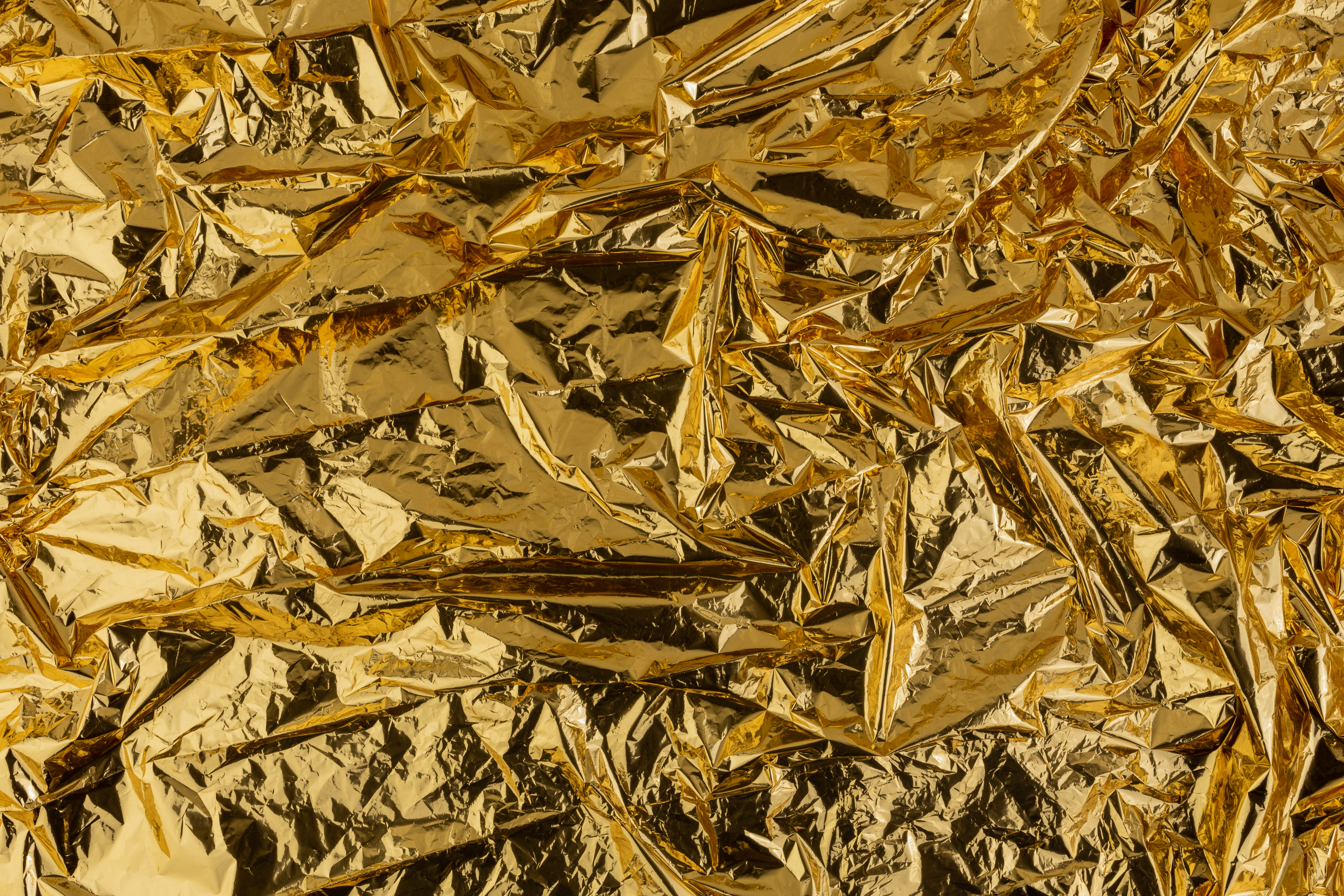 Golden Foil Texture Background